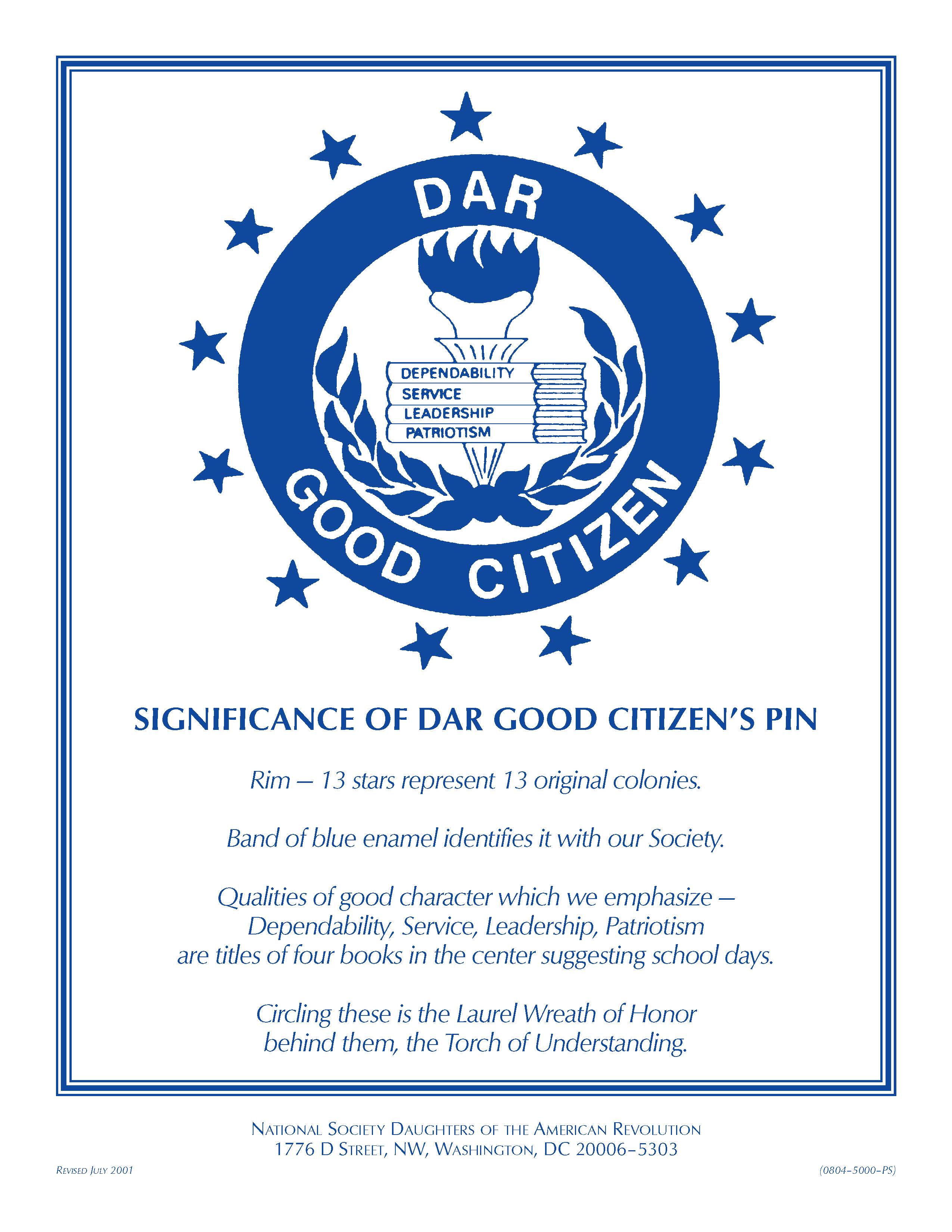 Learn More About the DAR Good Citizens Committee | Today's DAR