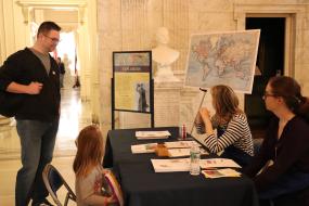 Visitors explored the museum in three ways: as spies solving a mystery, explorers on a scavenger hunt, or time-travelers on a docent-guided tour. Each experience encouraged attendees to visit the museum period rooms to learn about the way American homes and lifestyles have changed throughout the years.
