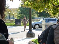 Bill Paxton filming scenes at the DAR Headquarters Building in Washington, D.C., for TLC’s “Who Do You Think You Are?” which follows the journeys of celebrities as they discover unknown details about themselves and their families while researching their ancestry with the help of historians and genealogical experts.  http://www.tlc.com/tv-shows/who-do-you-think-you-are/