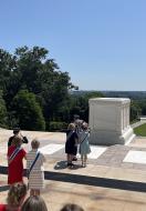 annual wreath laying ceremony at the Tomb of the Unknown Soldier at Arlington National Cemetery