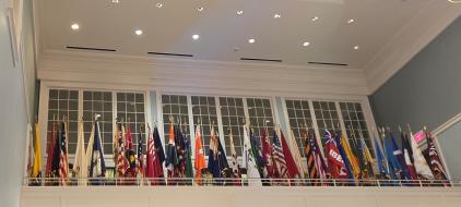 Flags at AH Museum 
