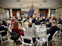 Saturday’s commemorative events were preceded by a dinner reception on Friday evening at the Great Bridge Battlefield & Waterways History Museum