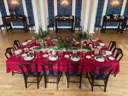 We enjoyed a festive Legacy Lunch hosted by Corresponding Secretary General Cecile Wimberley, themed “Christmas Traditions.” 