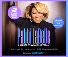 DAR Celebrates America 250! – A Salute to Women Veterans, featuring Patti LaBelle