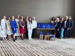 Members Filling Activity Bags 