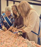  service project - Operation Blanket Brigade, with President General Storage participating