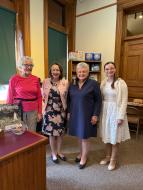 We held afternoon learning seminars discussing Historic Preservation and DNA and the DAR. 