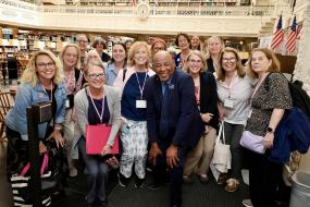 One of the most popular sessions year after year is the behind the scenes Our House Beautiful Tour led by Larry Walker, Director of Security