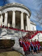 DAR National Board of Management and employees Go Red!