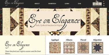 Online exhibit main page of eyeonelegance.dar.org