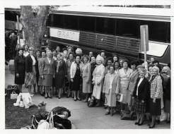 During the Yorktown Bicentennial a bus tour was organized to the battlefield and surrounding sites for DAR members.