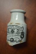 Jar, "Moutarde de Bordin de Paris, Fournisseur de S.M. L'Empereur," or "Mustard of Bordin of Paris, Supplier for His Majesty the Emperor"