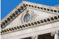 The Heritage Club symbol is based on the window located above the main entrance of Memorial Continental Hall. Our founders selected this beautiful architectural detail, which has welcomed members to Headquarters since it opened in 1910.